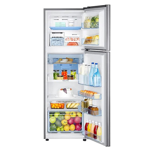 Samsung - 275L Double-Door Inverter (Silver) Refrigerator